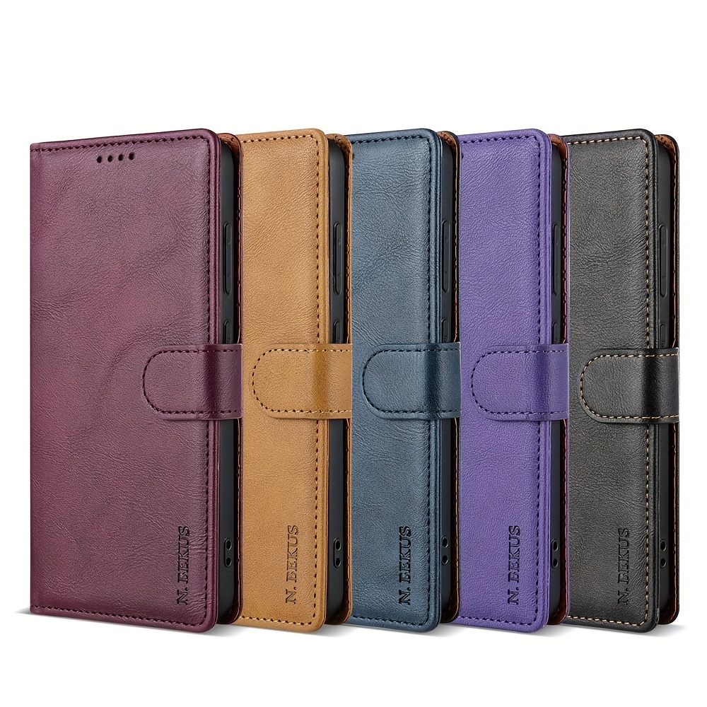 Husă pentru telefon: Husă din piele ecologică pentru Galaxy A56 A36 A26 A16 A55 A35 A15 A54 A34 A14 A53 A33 A13, cu suport pentru carduri și suport integrat, portofel flip pentru telefon