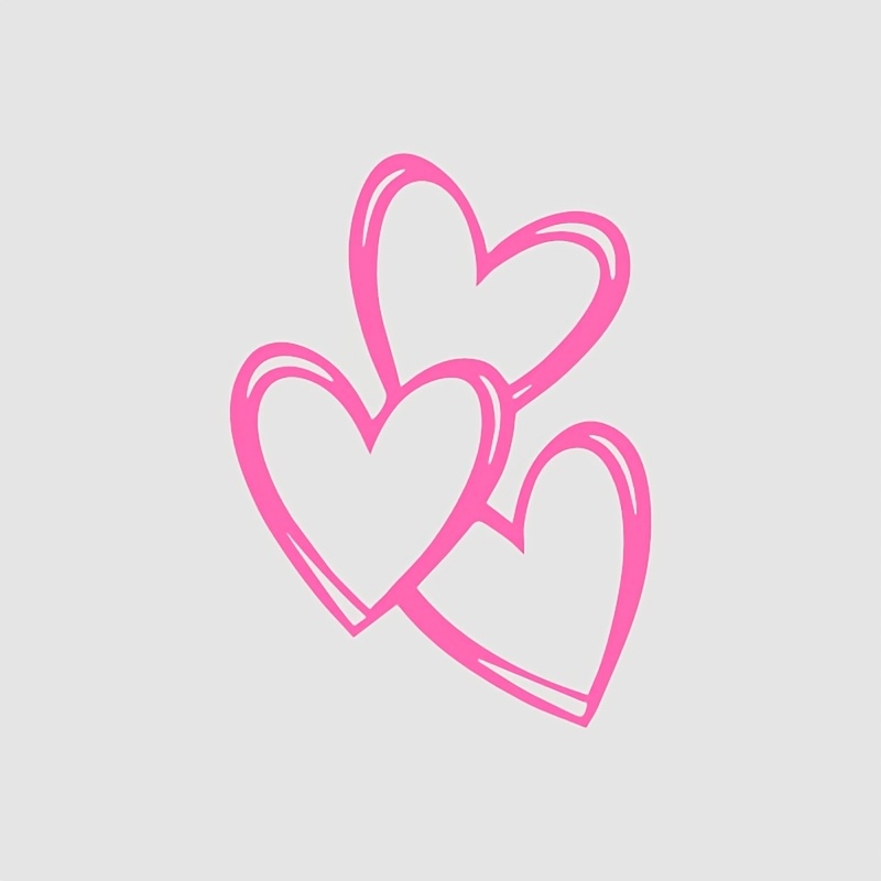 TEMU Heart-shaped For Cars, Motorcycles, And Laptops