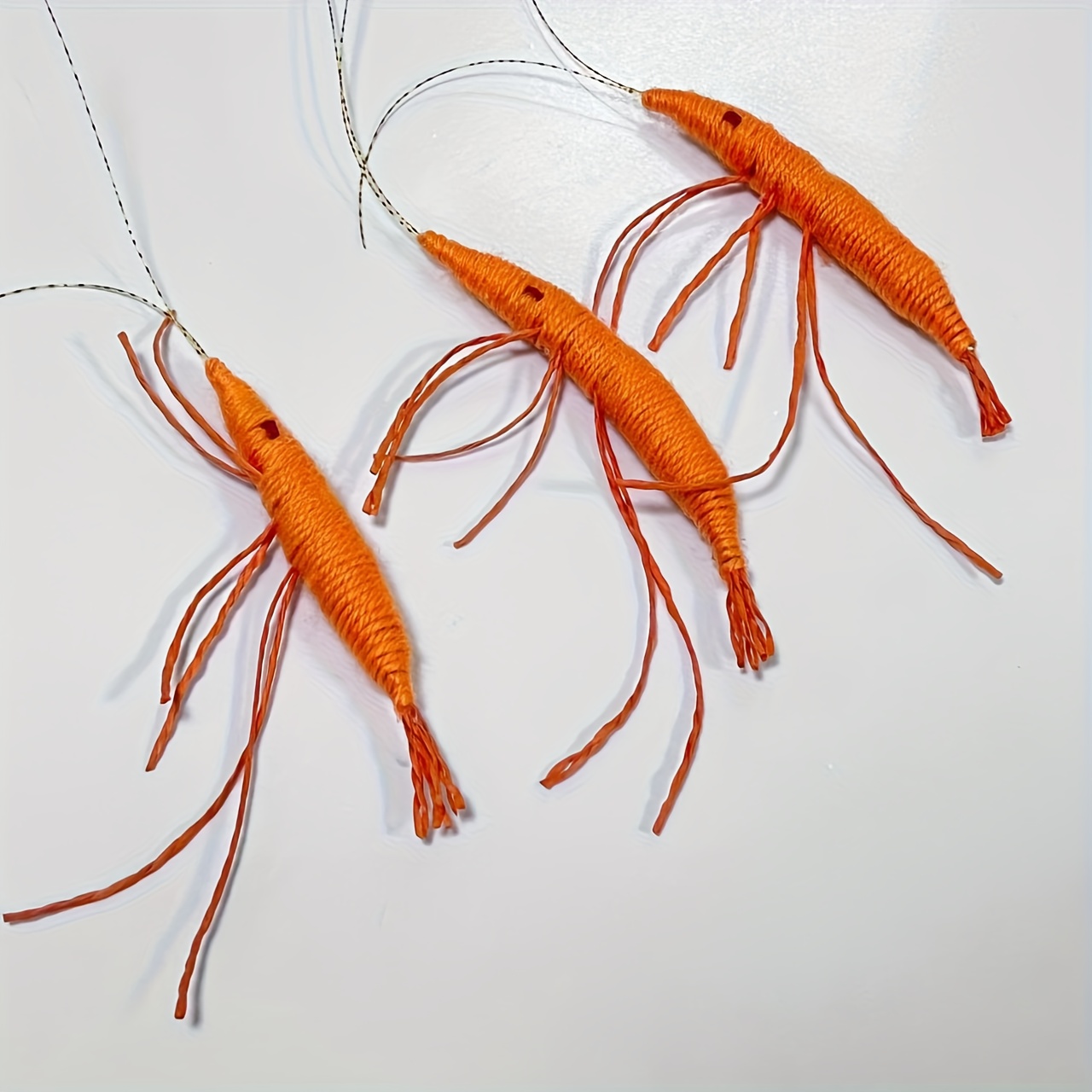   shrimp cat toy with realistic moving   suitable for swatting biting nylon hunting lure for kittens cats exercise mental stimulation toys for hunting games breed specific for small breeds