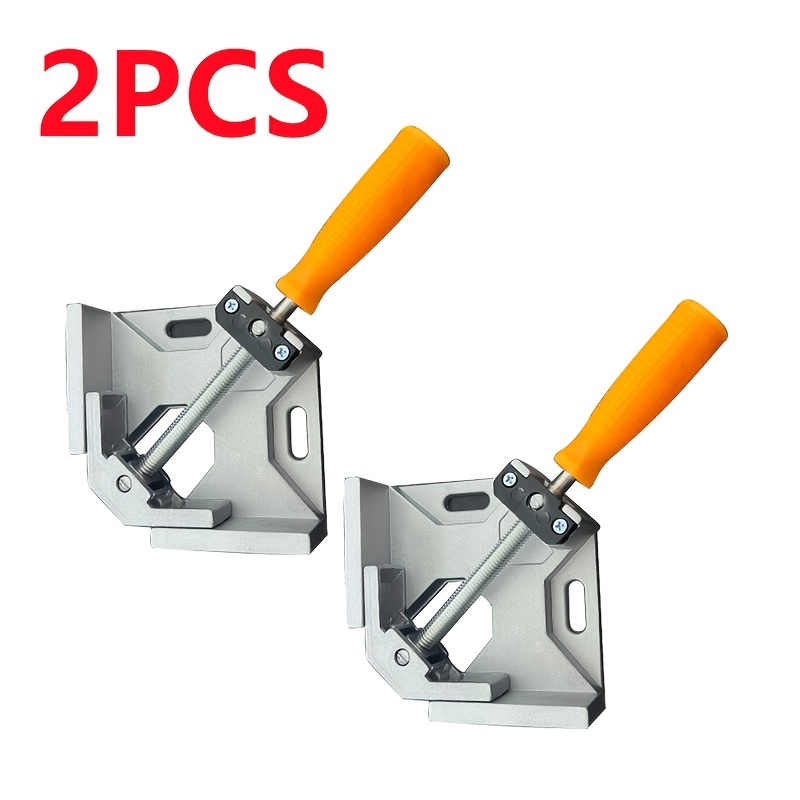 2pcs 90° Right Angle Clamps Woodworking Corner Clamp Welding Clip