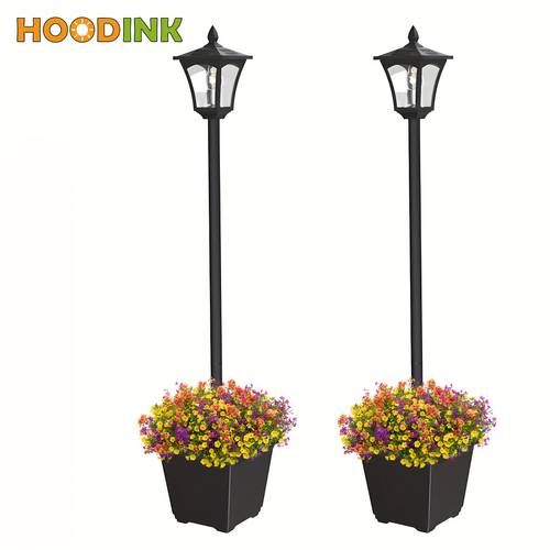 solar post light warm white light suitable for outdoor garden decoration 1pc ip44 solar way light with and festive landscape design christmas and new year festive atmosphere 60lm