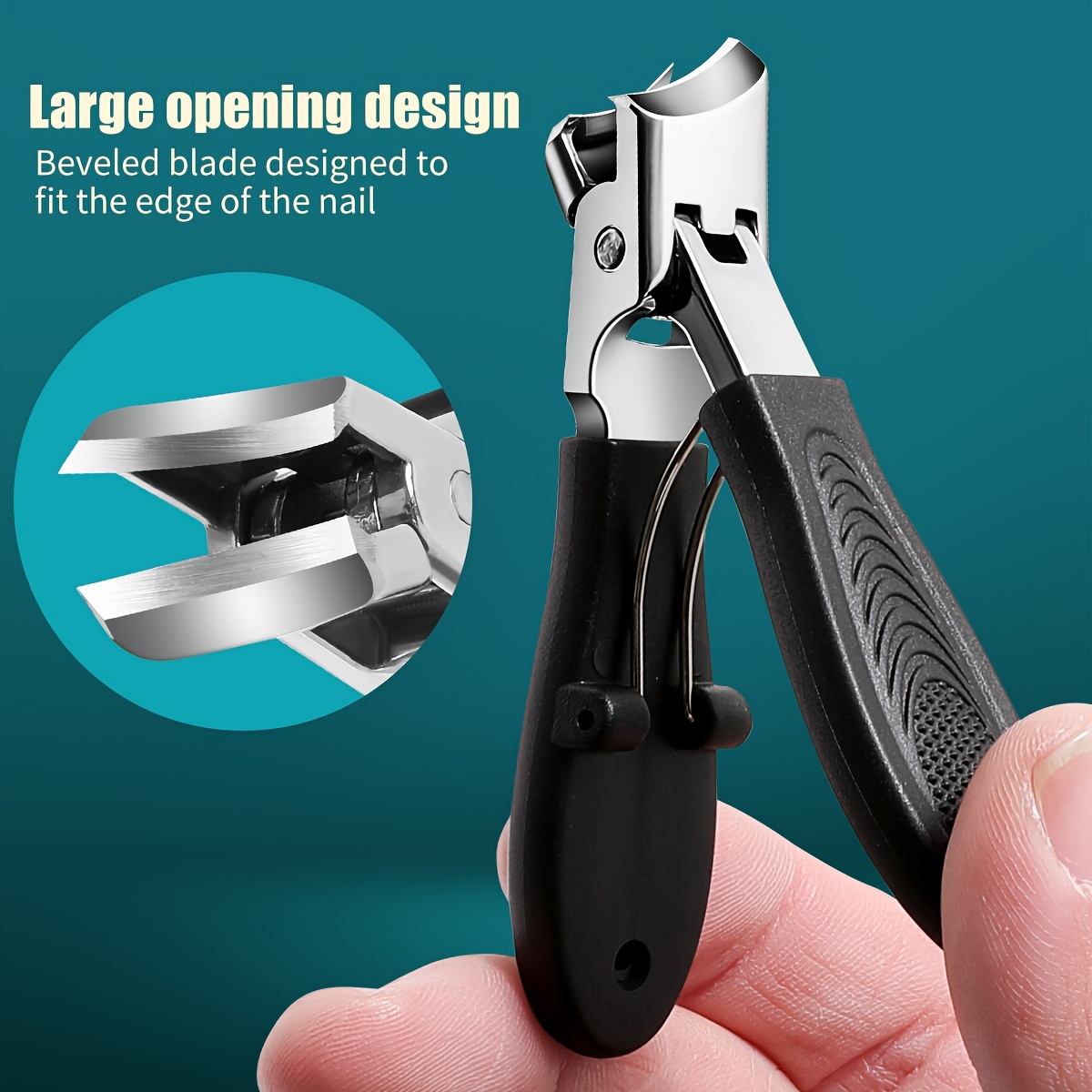 Premium Foot Care Tool Set with Large Opening Nail Clipper