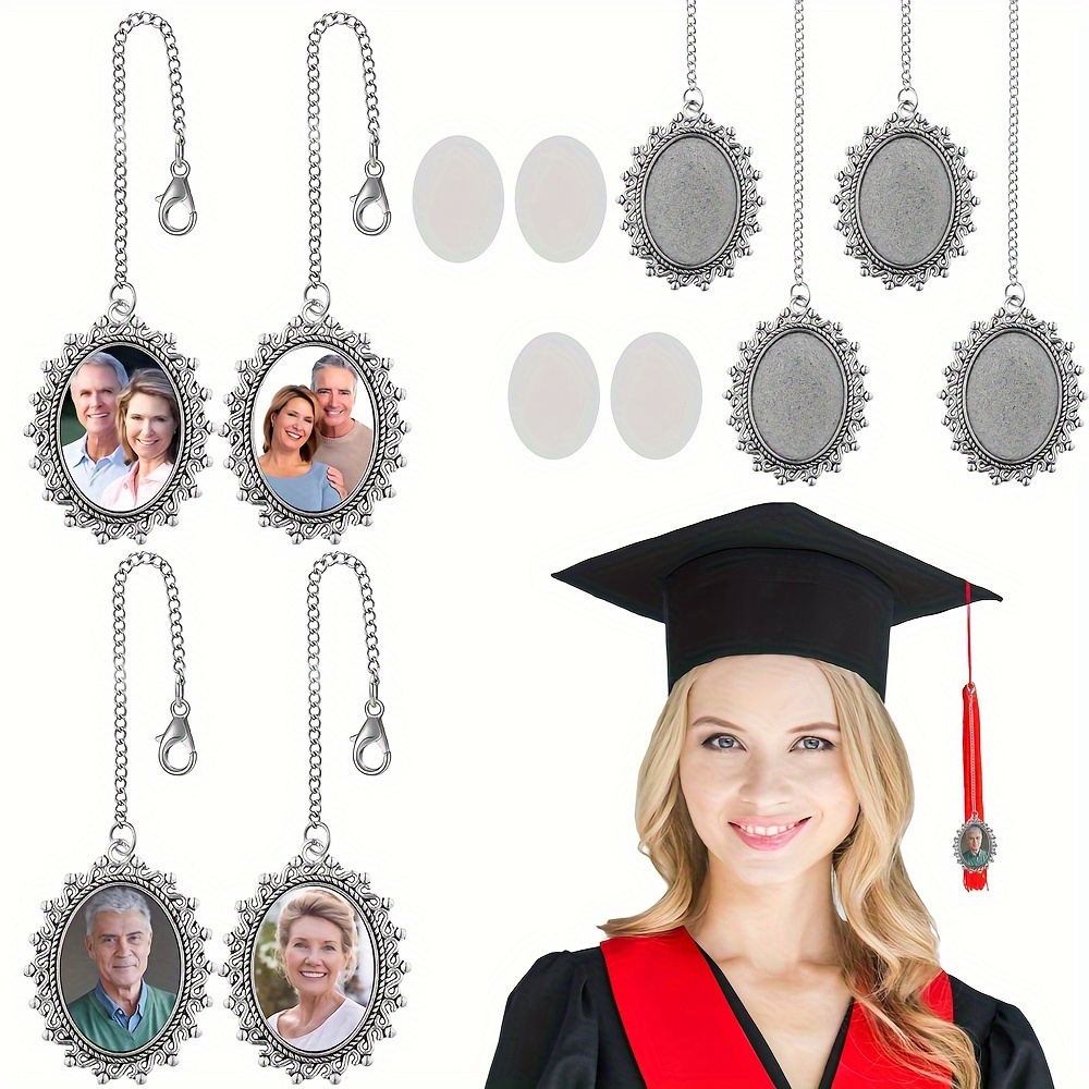 

4pcs Blanks Graduation Cap For Men And Women, , For Cap Hanging