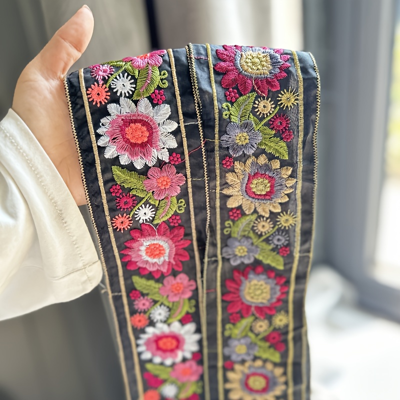 floral embroidered lace sold on Temu United States