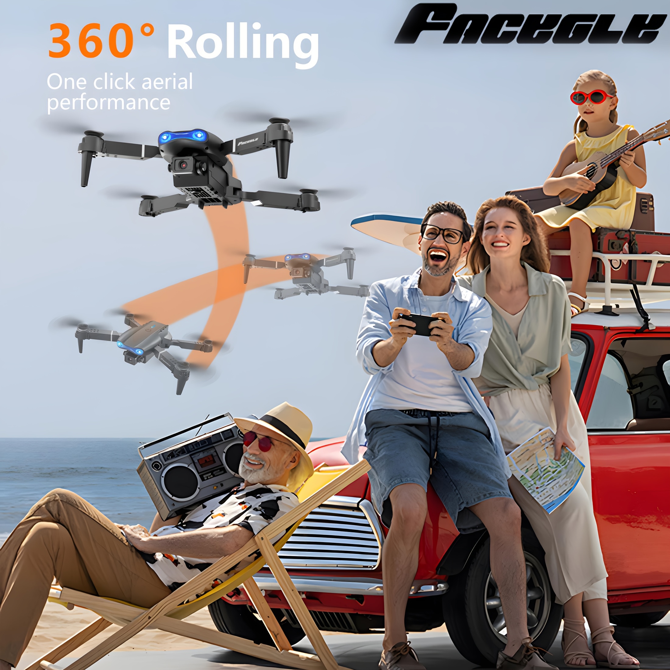 e99 foldable     with remote   key   landing stable optics 360 flip smart obstacle avoidance 6 axis gyroscope 480p video recording usb charging cable 500mah lithium polymer battery included ideal for outdoor sports enthusiasts perfect gift for christmas halloween birthdays 6