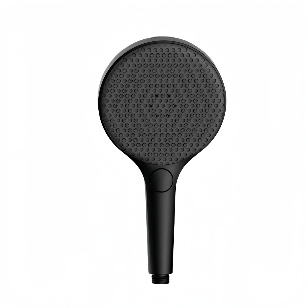 Large Showerhead with Button-Controlled Massage Function