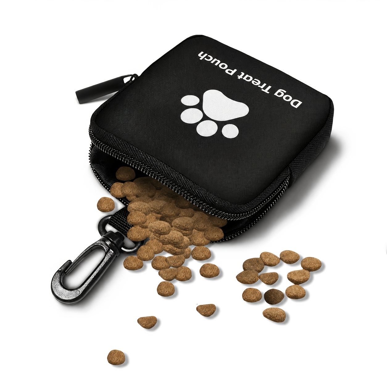 Image of Travel Container With Zipper Closure, Dog Training Treat Pouch - Portable Bag For Outdoor Activities And Pet