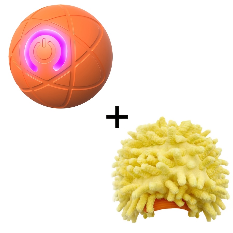 TEMU Usb Rechargeable Electric Smart Ball, Irregular Random Bouncing Pet Companion Ball With Built-in Intelligent Obstacle Avoidance Sensor For