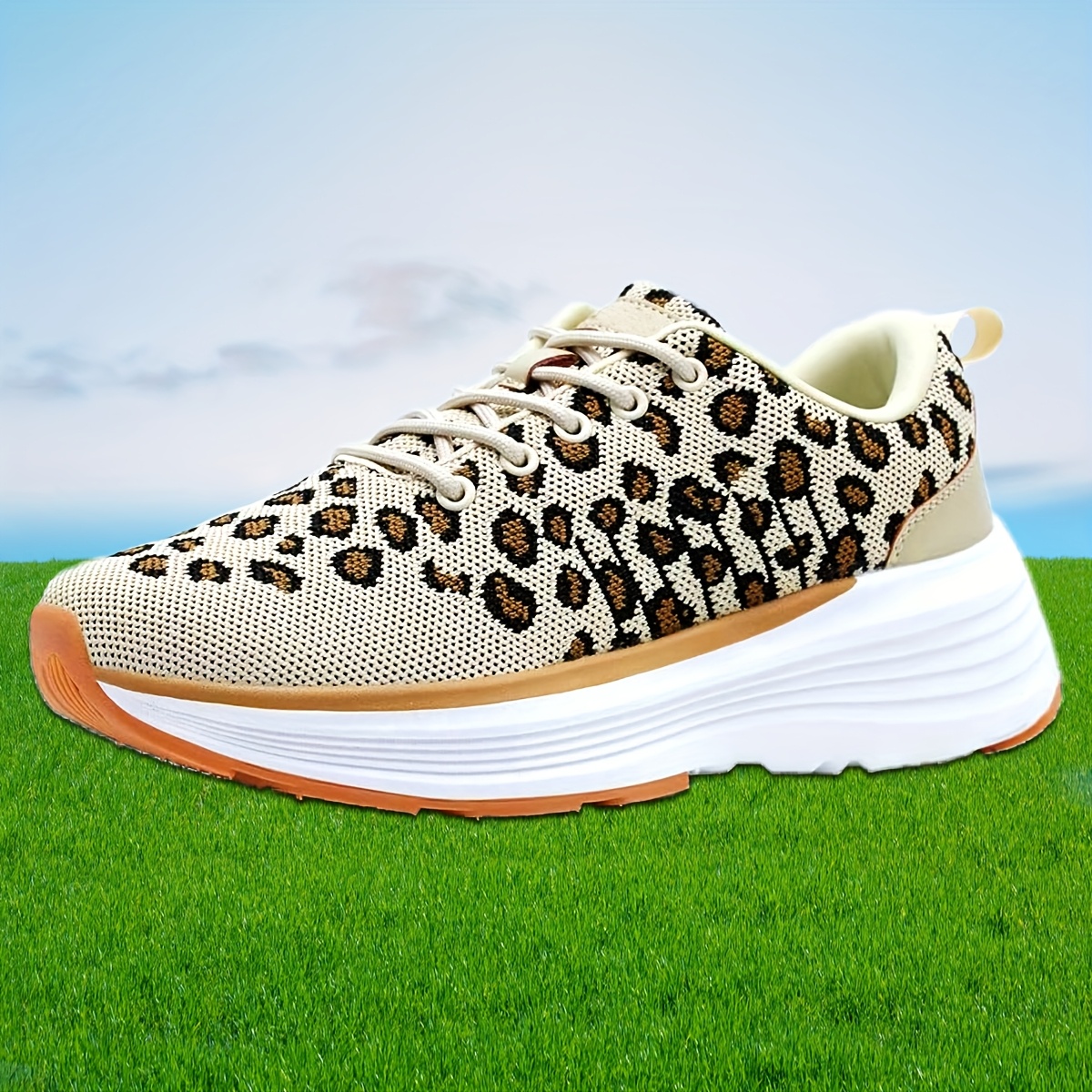 Stijlvolle Platform Mesh Sneakers Trendy Lichtgewicht Sneakers met