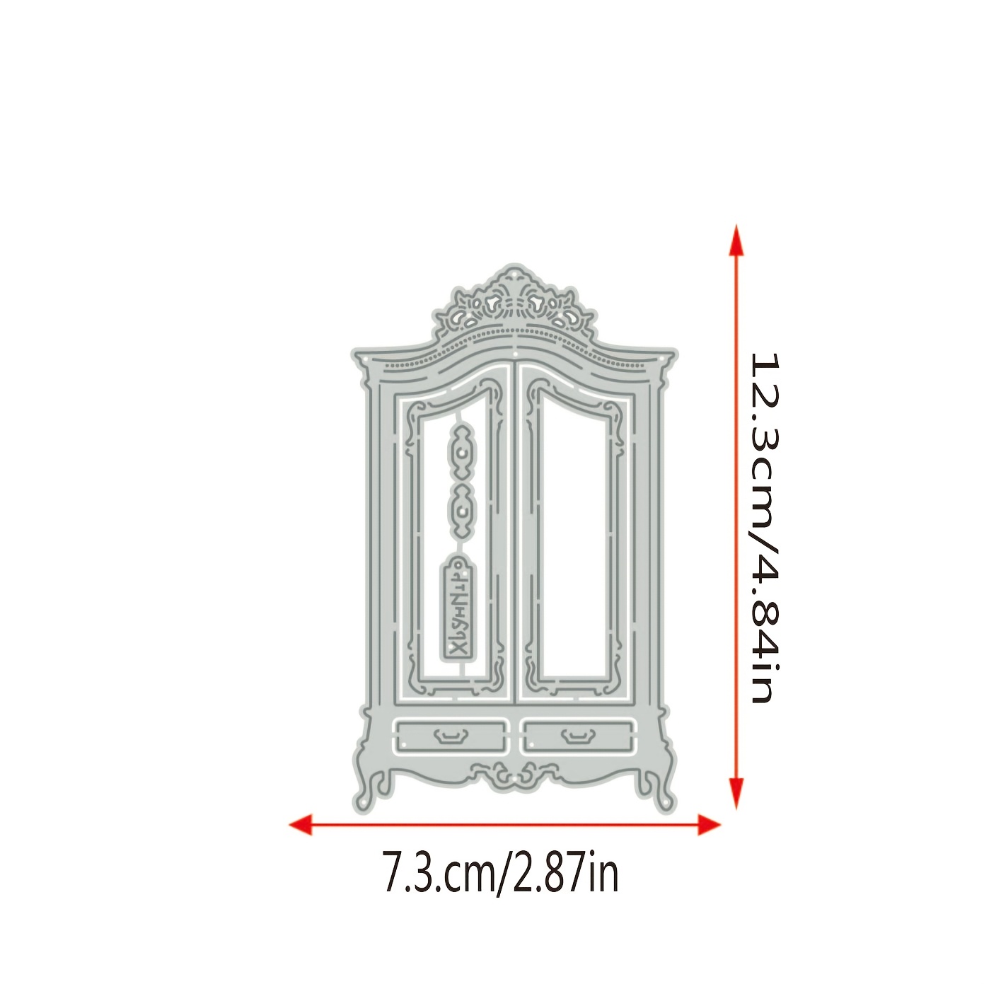 Image of 1pc Metal Cutting Dies Door Paper Craft Knife Mould Blade Punch Stencils Dies