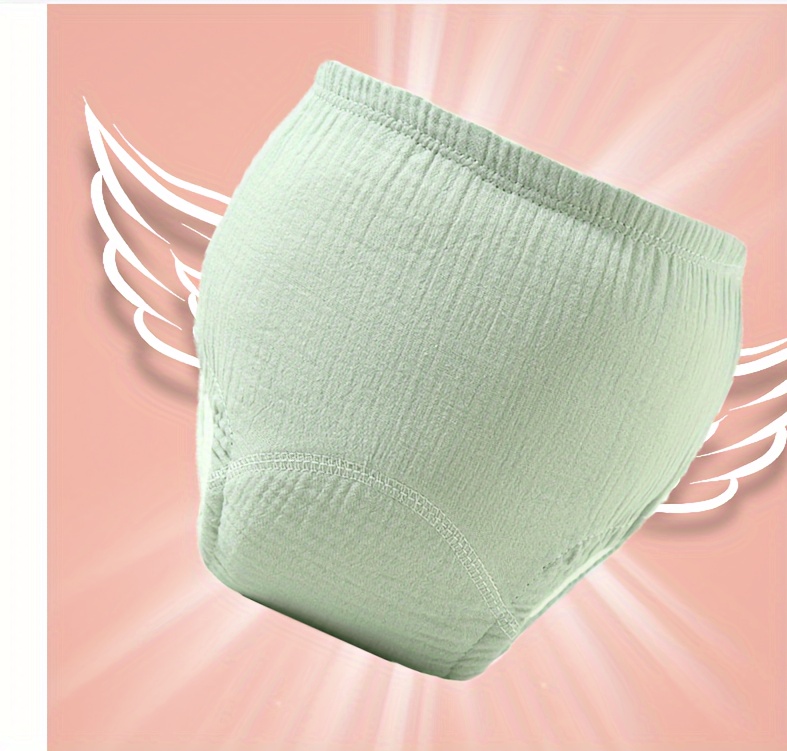   soft gauze potty training pants waterproof leak proof diaper underwear with   indicator for   details 2