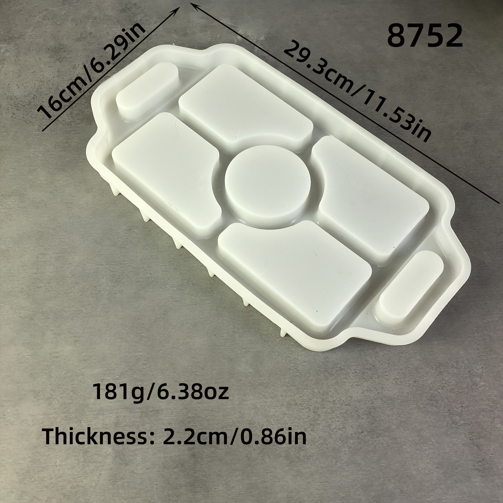 & Plaster Storage Handles - Rectangular For Jewelry And Decor