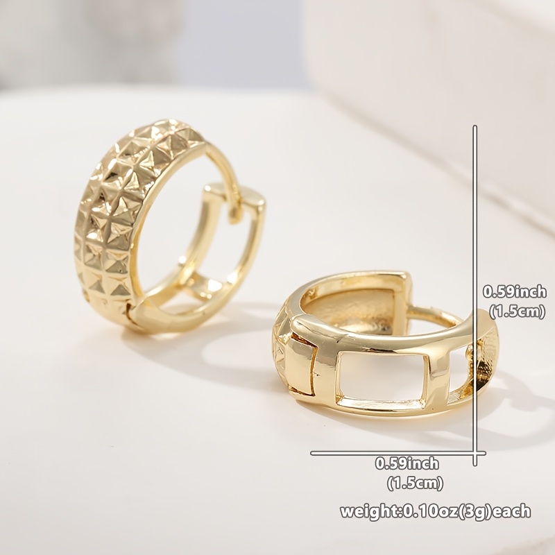 Creative Multi-faceted Earrings, European Fashion Style