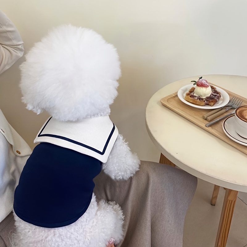 TEMU Nautical Pet : Small To Small Breeds, , , Summer, Fall, Knit , Polyester, Button