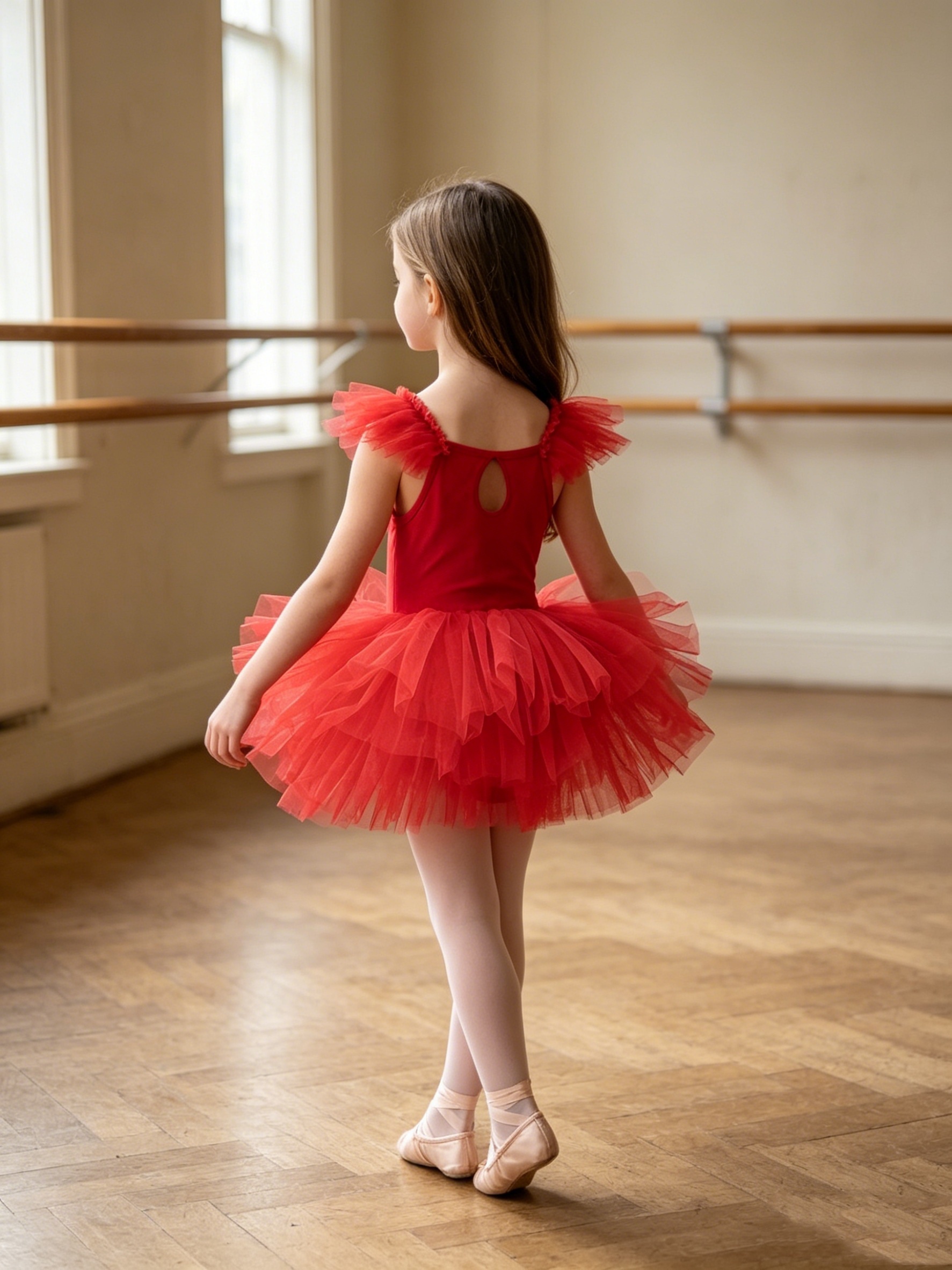 cute ballet dresses Women Elegant Ballet Dress Puff Sleeve Ball Gown Costume Fashion Leotard  Chic