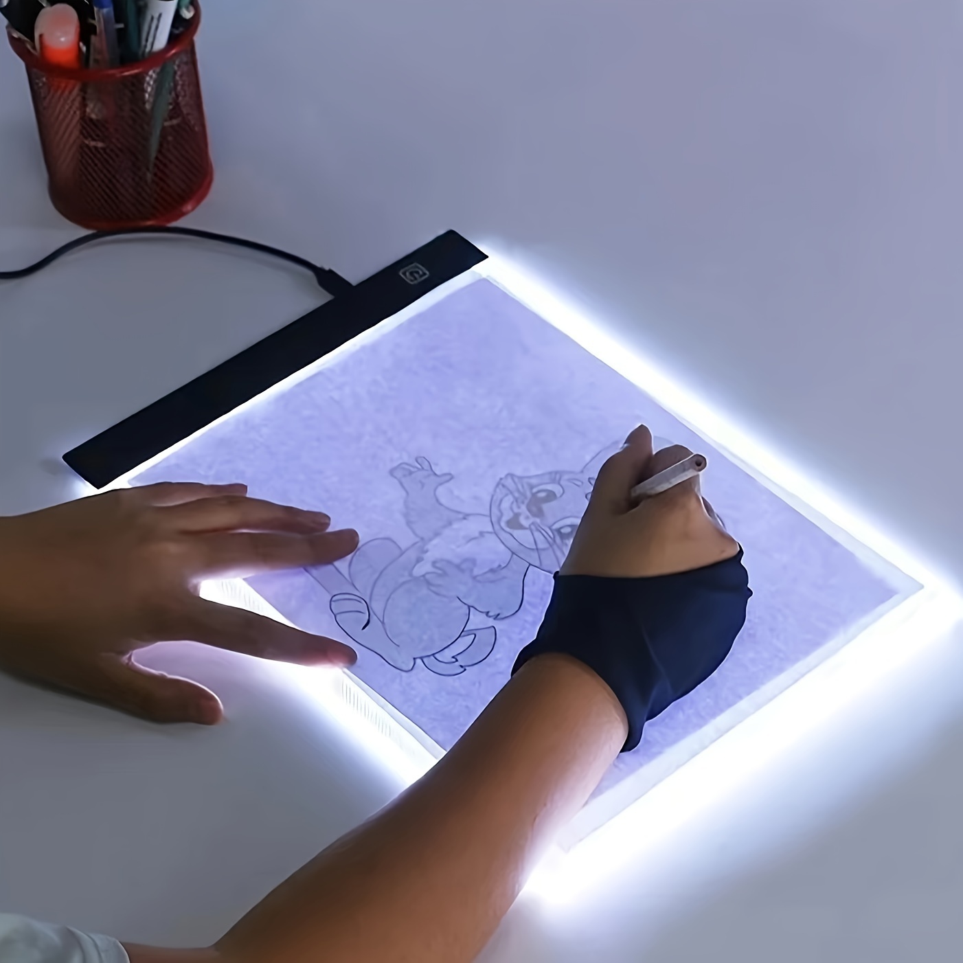 

A5 Led Tracing Pad - 3-level Adjustable, Educational Art Accessory For Young Artists (batteries Not Included)