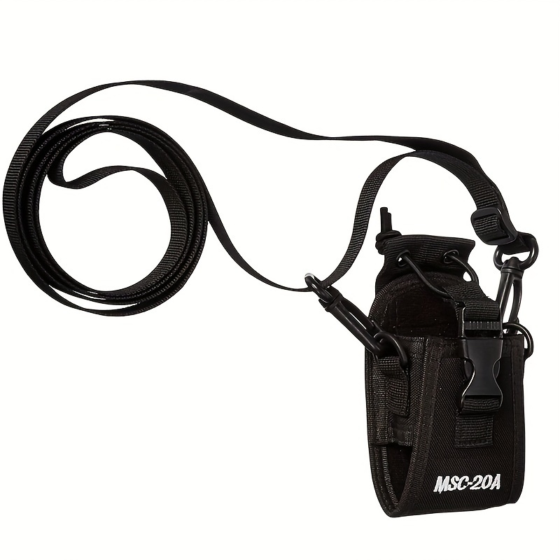 Image of Msc-20a Radio Pouch With Adjustable Waist Belt, Dual-channel Radio Holder Cover Protector For Kenwood Motorola Hyt 2 Way Radio