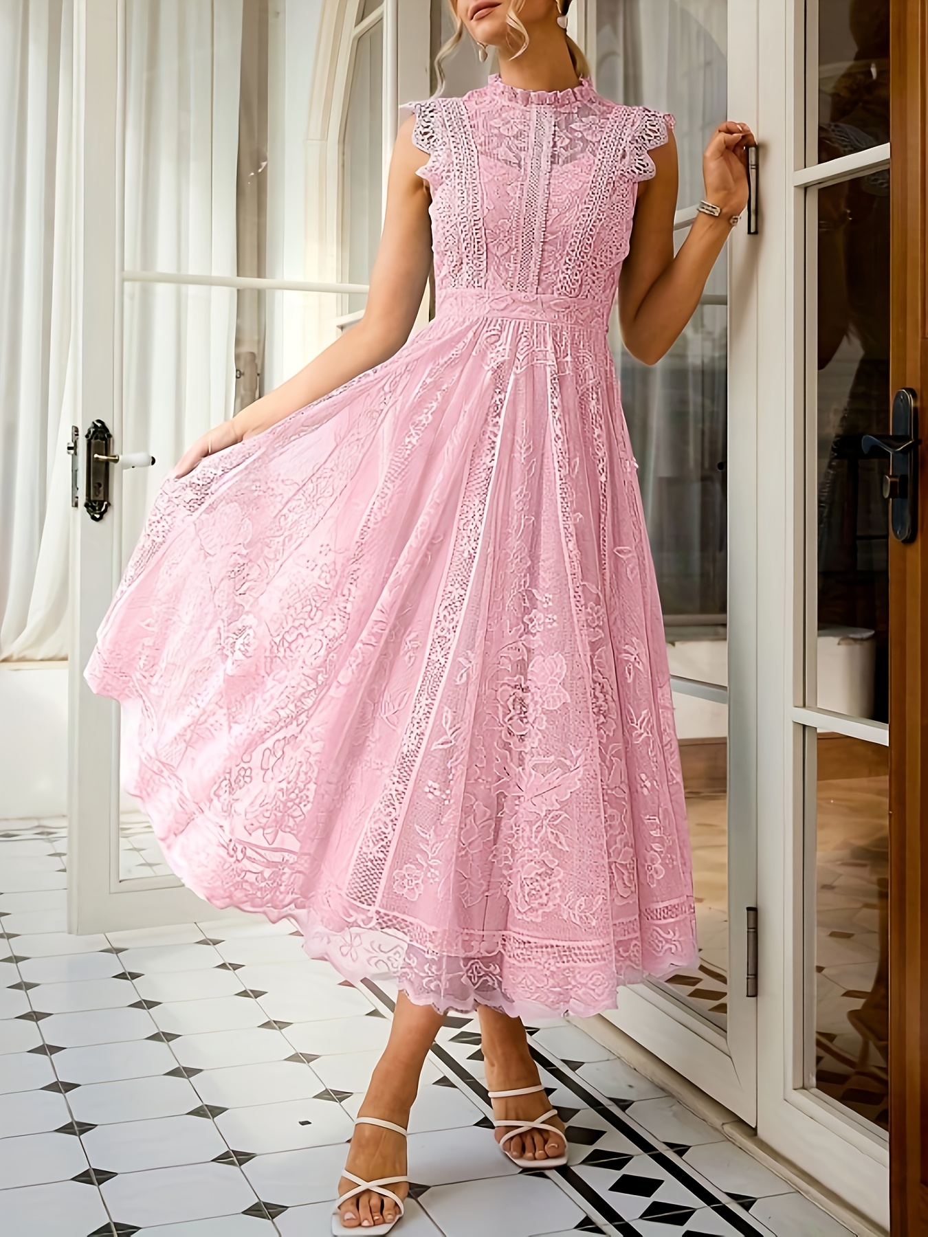 green floral chiffon dress Mac Duggal Printed Tiered Ruffle Gown - Multi extended:277435 Size:34 SHORT this dress will make Style Casual Dresses For