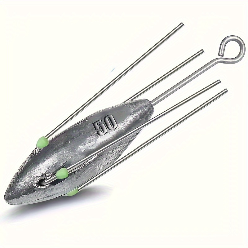 Lot De 40 Plombs De Pêche En Forme De Goutte – 10 Tailles De 3.5g à 50g, Avec Boîte De Rangement, Pour Mer Et Rivière
