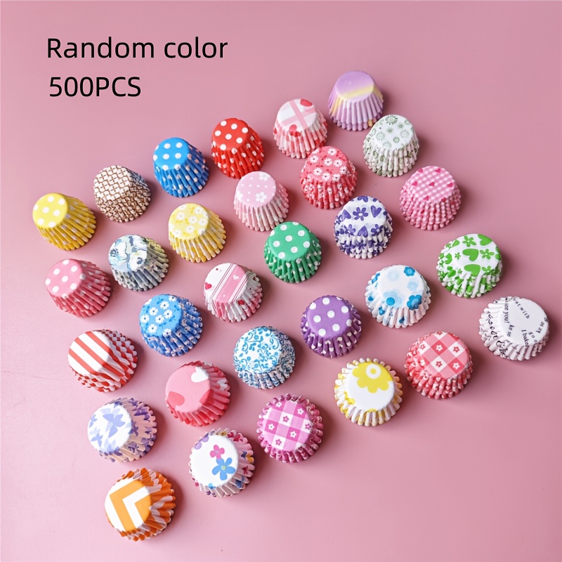 E-shop 500 Stück Mini Kuchenform Förmchen Bedruckt