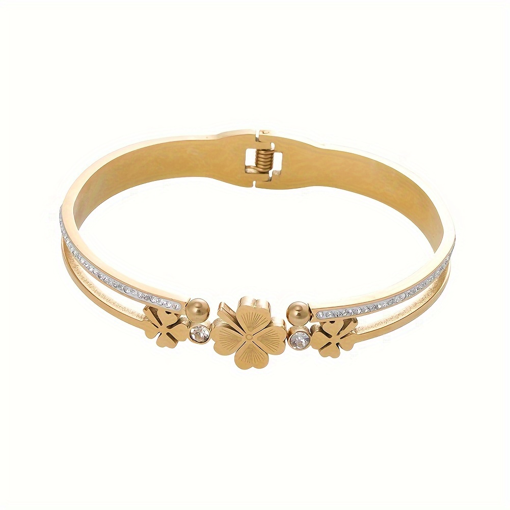 Women's Stainless Steel Hollow Out Bracelet