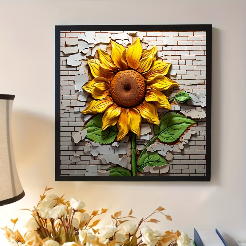 Sunflowers Diamond Art Painting Kit 5d Diamond Art Set Painting With ...