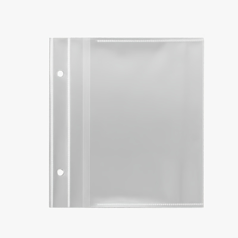 Image of 6pcs Photo Album, Cards, Postcards, 2-hole Transparent Reusable Folder With Vertical Pockets, Storage Bag, , Suitable For Displaying Photos