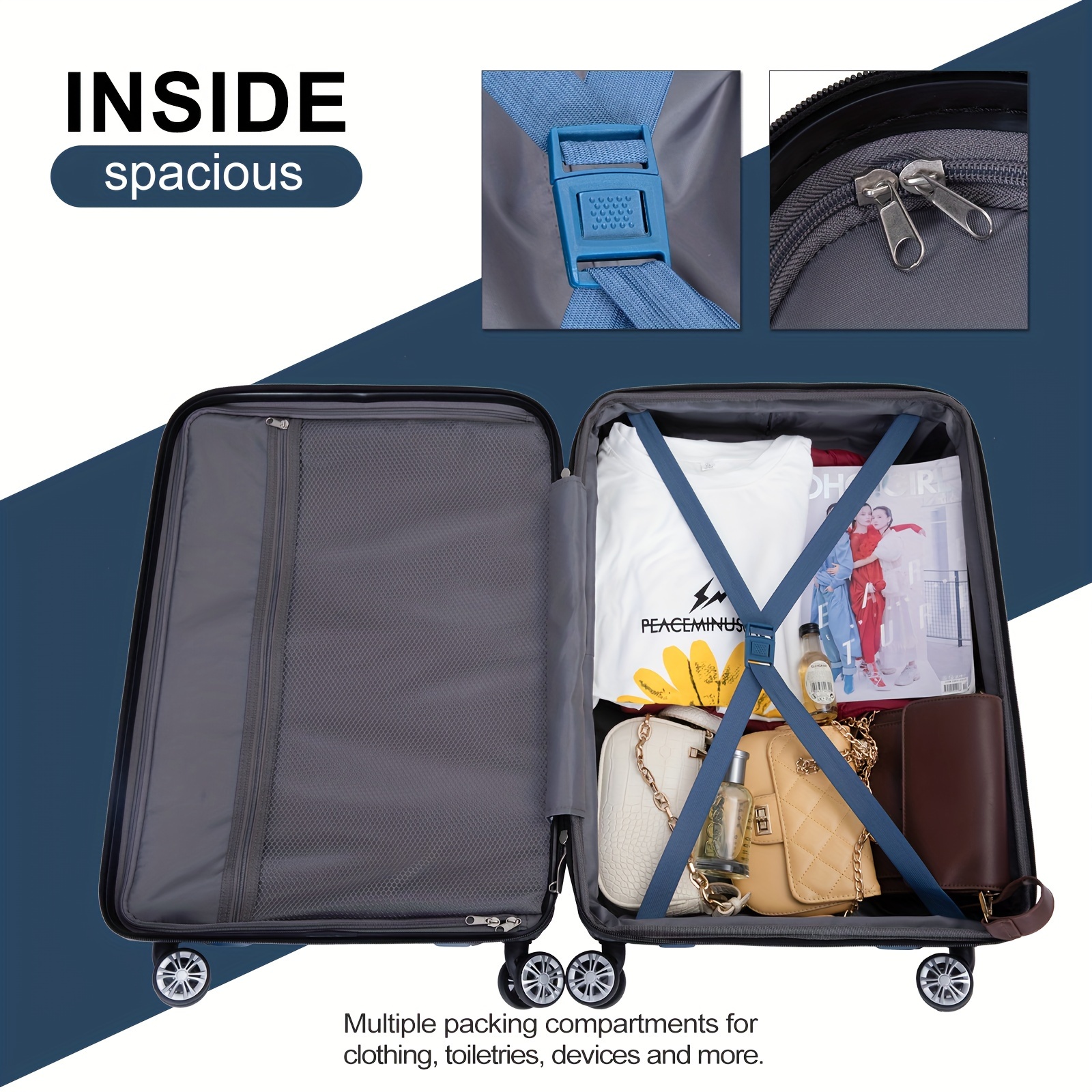 Equipaje Documentado TamaÃ±o De Maleta Sky Equipaje Documentado