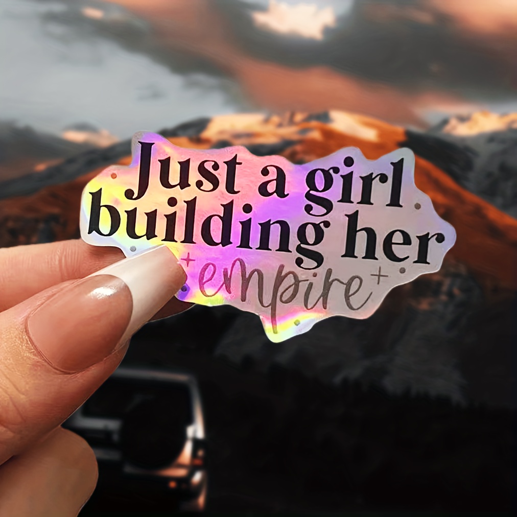 A Sticker For A Girl , Featuring Vinyl Girl Boss Designs, Perfect For Water Bottles, Small Business , And As A Gift For New Entrepreneurs - S113