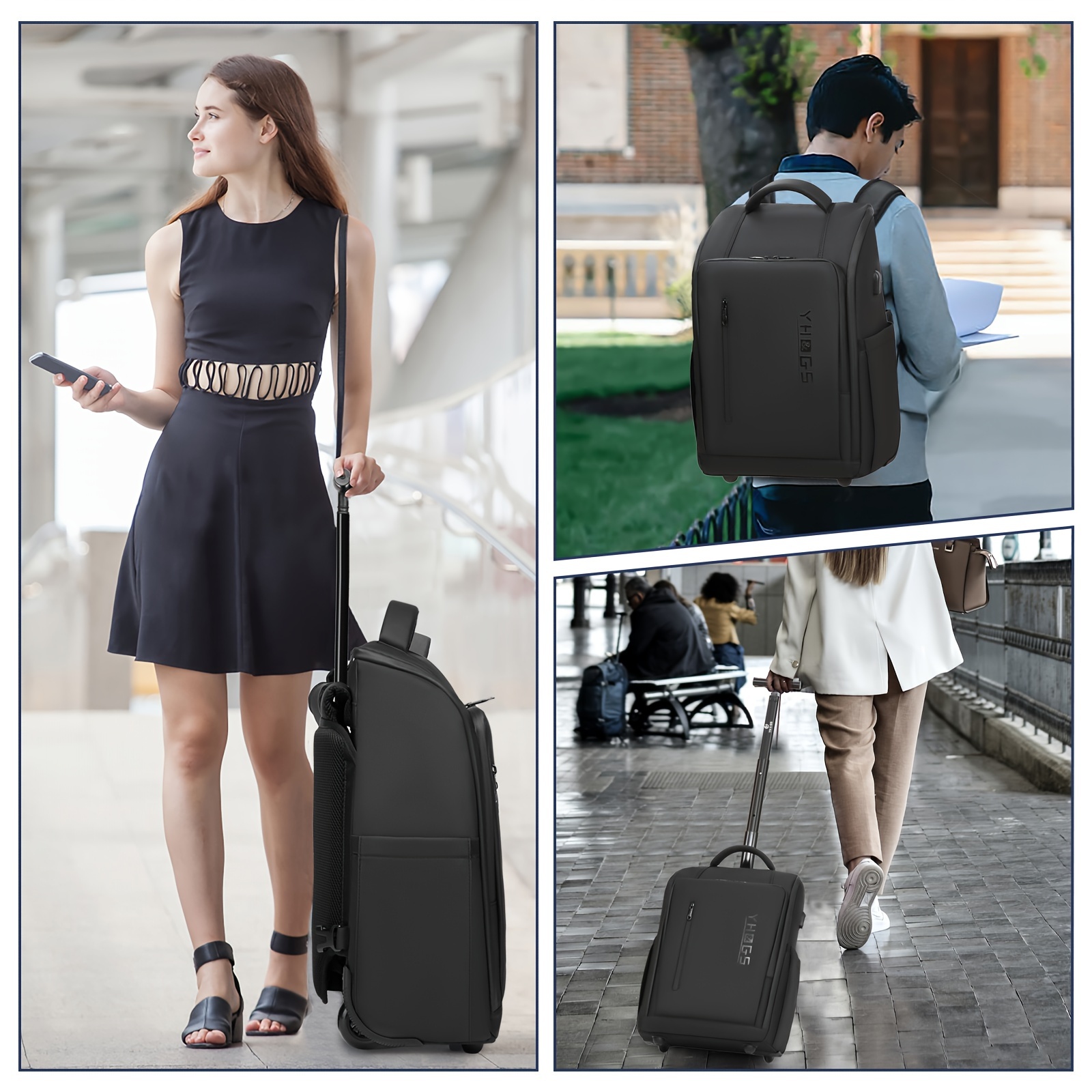 

Laptop Trolley Bag Commuter Bag, Briefcase, Slim Laptop Backpack For And Daily Use