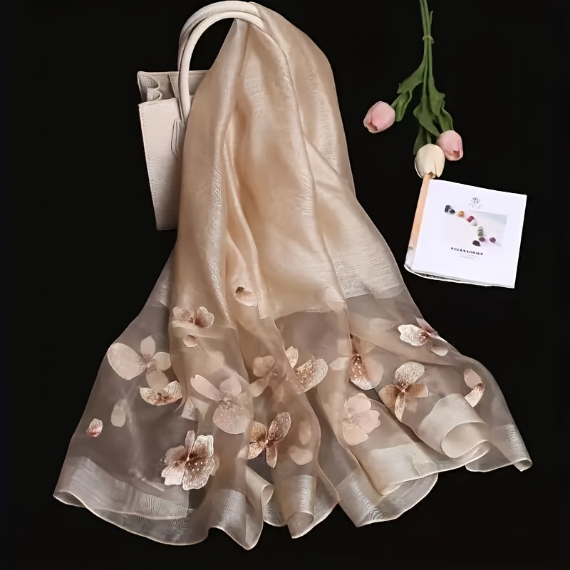 High-end Suzhou Embroidery Embroidery Scarf Spring Autumn Winter Warm Shawl Scarf New