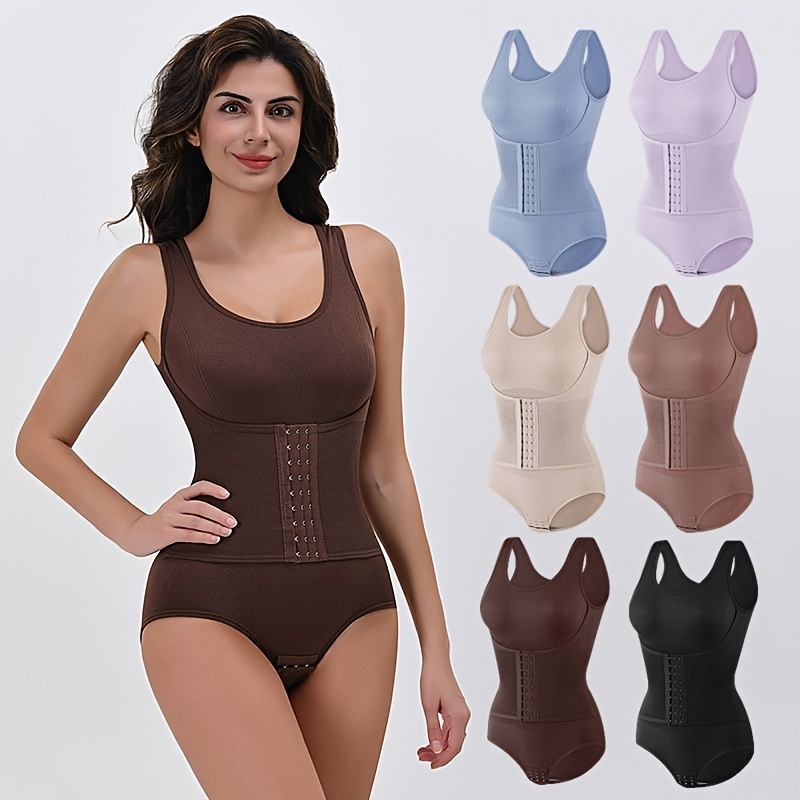 1pcs Waist Trainer for Women - Butt Lifting Body Shaper Elegant Solid Color, Four Seasons Waist Trainer for Postpartum Recovery