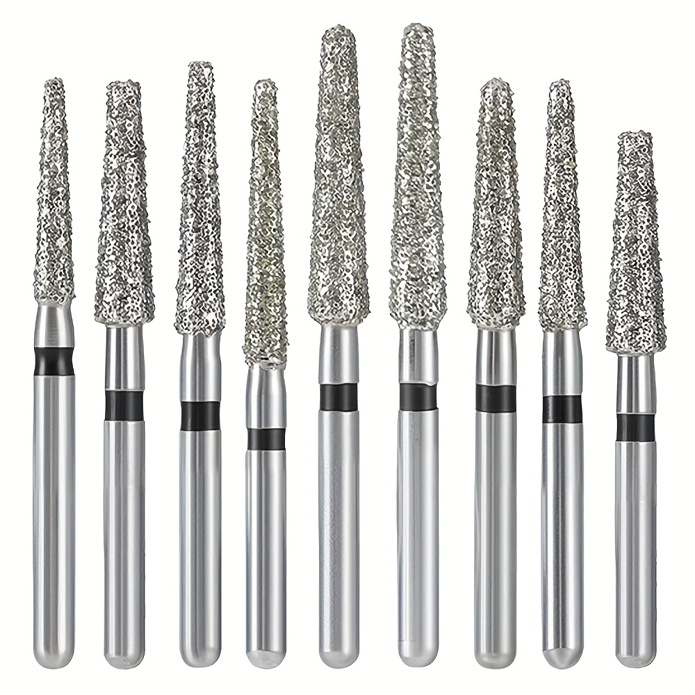 10pcs box high speed sandstone nail polishing ultra fine grinding stone drill bit with 1 6mm diameter for manicure tools nail polishing nail drill bits for manicure nail drill bits for pedicure