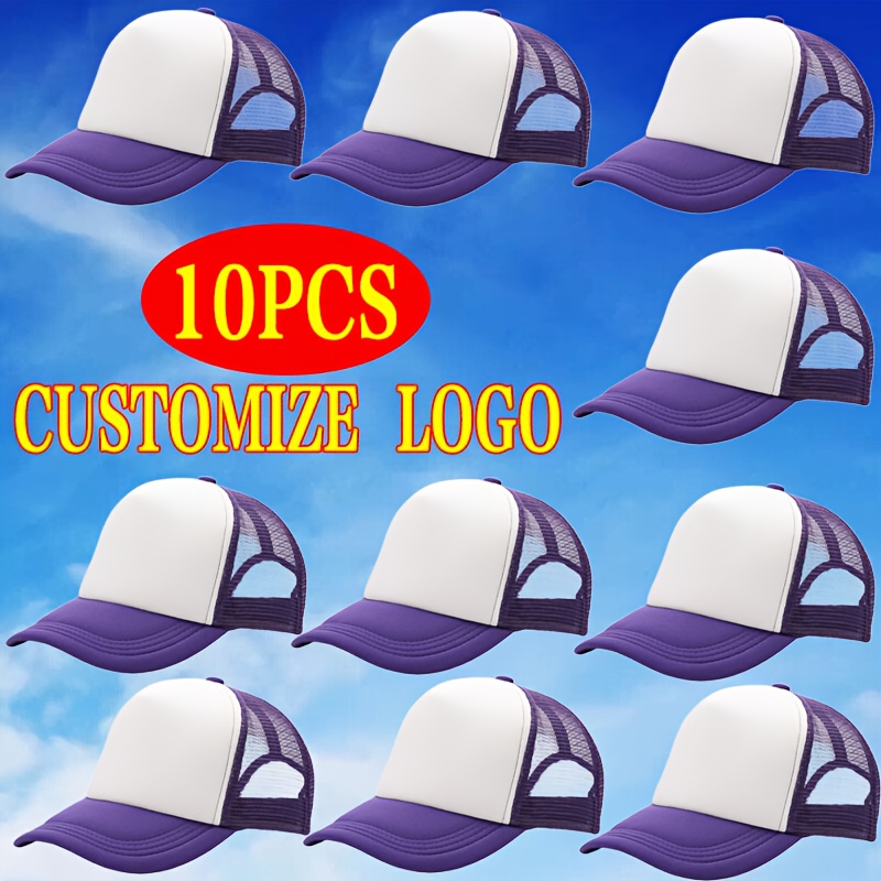 10 Free Custom Logo Mesh Trucker Hats in 18 Colors