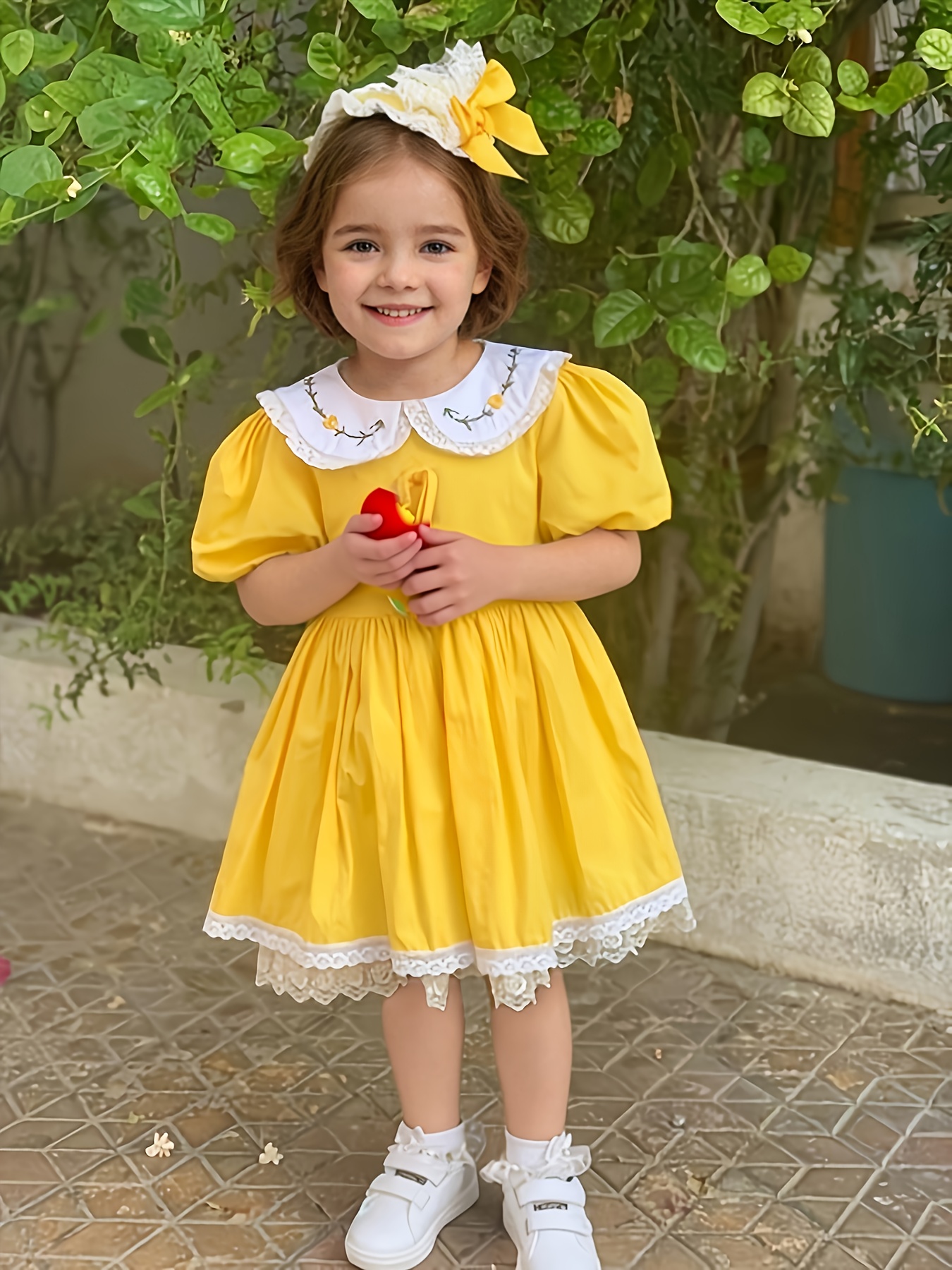 easter yellow dress Maoluo Vintage Girls Vintage Smocked Clothes Kid Toddler Holiday Summer Dresses Size 2 3 4 5 6 7 8 9 10 12: Clothing, Shoes & Jewelry Adjustable thin straps Cross strap detailing in back Light weight mesh material with stretch Lined bust Yellow Easter Dresses | Kohl's