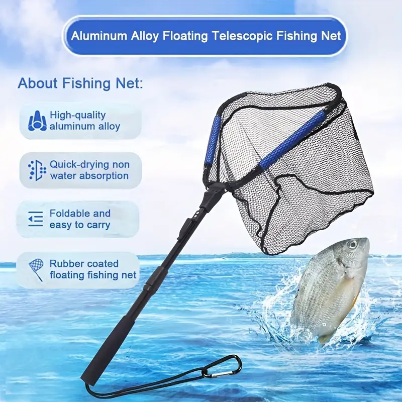 Folding Fishing Net Freshwater Saltwater Corrosion Resistant