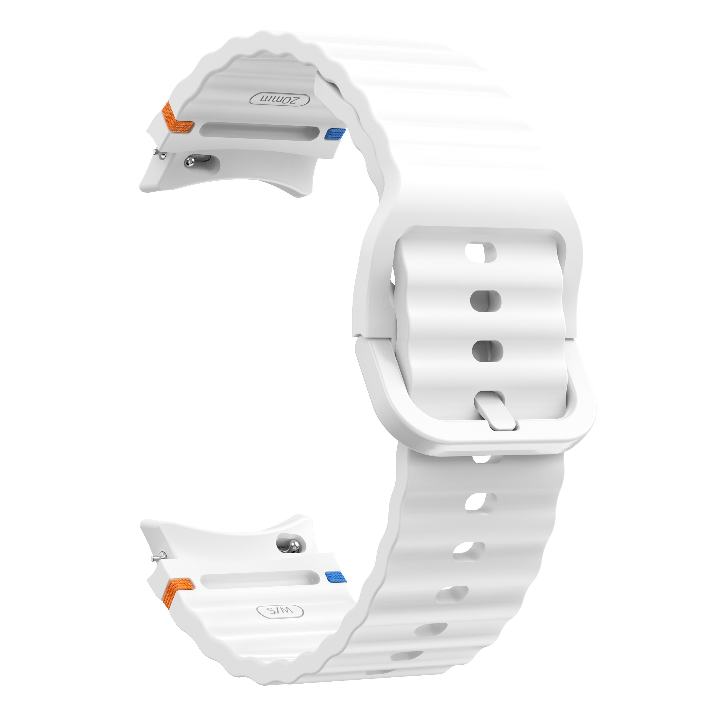 TEMU [ ] Cinturino Sportivo in Silicone Elegante per Samsung Galaxy Watch 7 FE/5 Pro/6/4 Classic - Fibbia Colorata, ai Modelli da 40mm & 44mm, per &