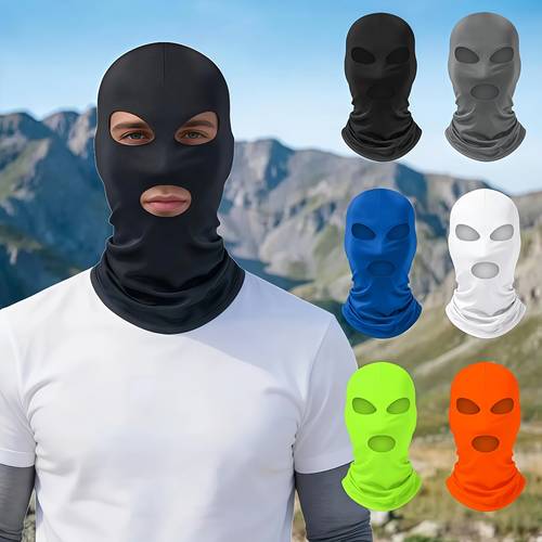de ciclismo para exteriores - diseño de tres orificios, material elástico y transpirable, para ciclismo de montaña, motocross, montañismo, pesca, escalada en y otras actividades al aire libre, para hombres como para mujeres