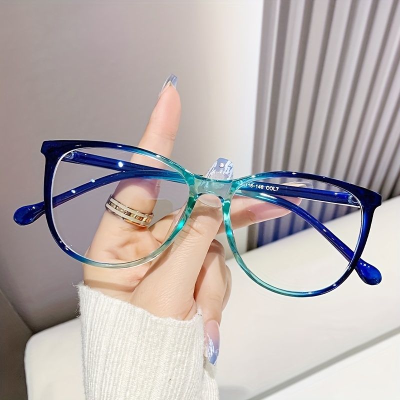 

Eye Glasses With Blue Light Blocking, Frame, Metal Hinges, Pc Lens,