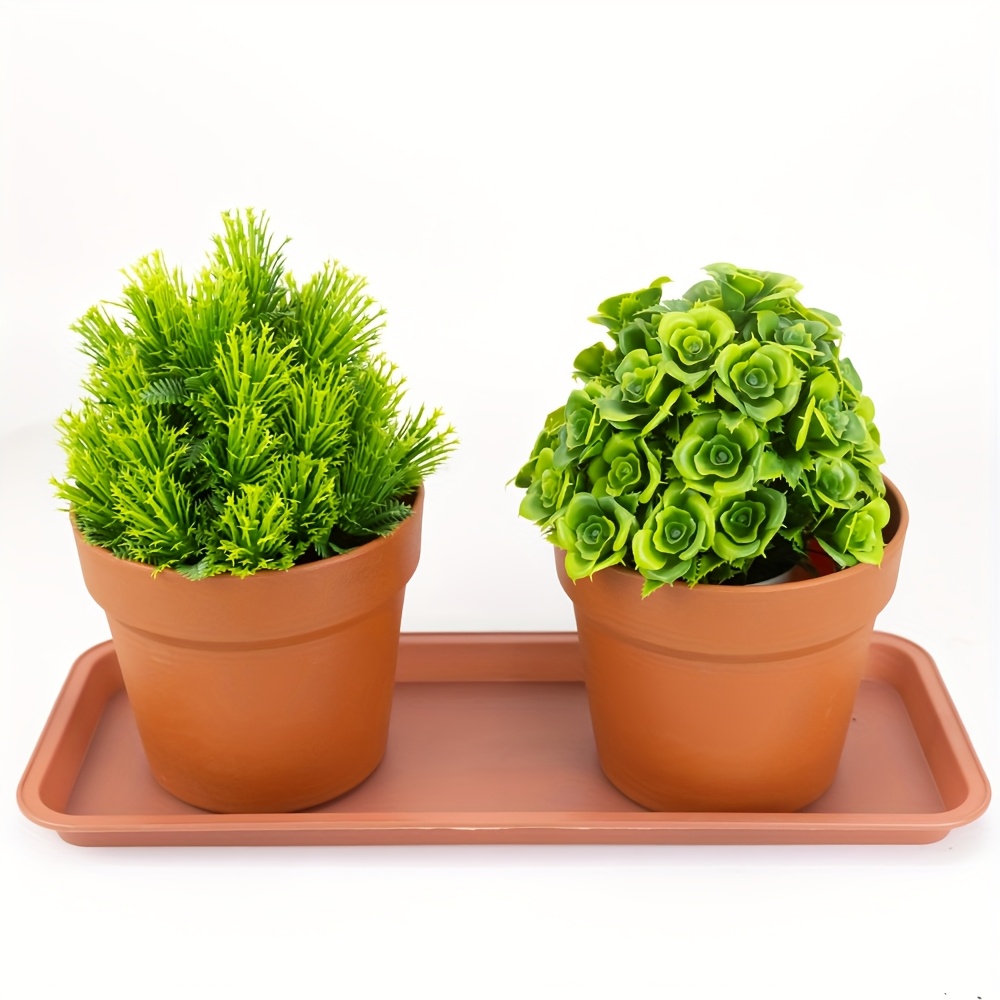 4 8 12pcs 15 7x5 9 inch large plastic plant drip trays - Temu