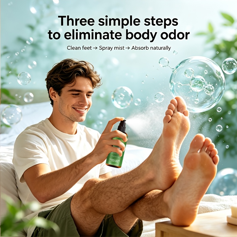 100ml   deodorant probiotic spray   and long lasting deodorant that prevents embarrassing odors from reappearing suitable for     sock and shoe odors Product details 4