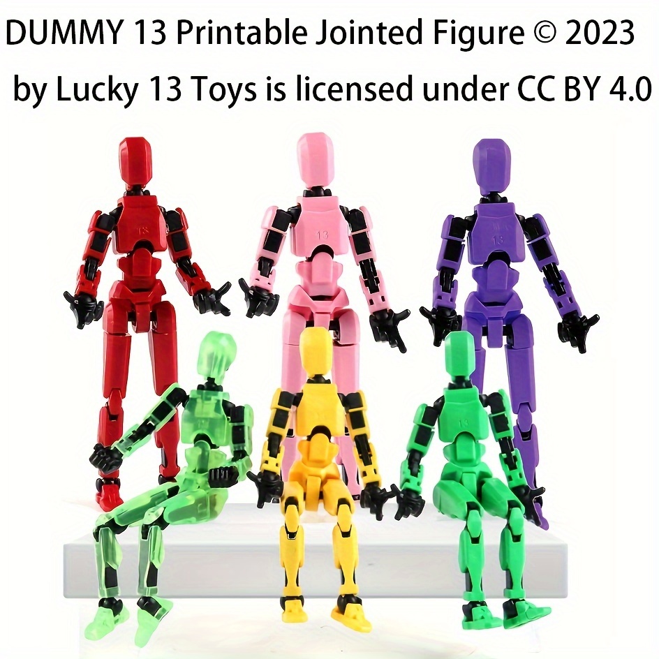 Kendin Yap 3D Baskılı Robot Modeli Seti - Çoklu Eklemli Hareketli Figür, Gençlerin Montaj ve Eleştirel Düşünme Becerilerini Geliştirir (Montaj Gereklidir)