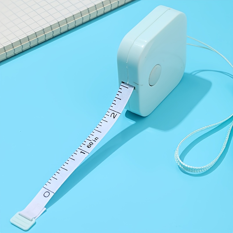 TEMU Cinta métrica de cuero personalizada, 59.06 pulgadas, portátil para pecho, cintura, cadera y adelgazar, de cara, cinta métrica de salud