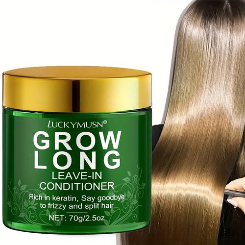keratin leave in conditioner moisturizing repairs dry frizzy split ends damaged hair strengthens hair improves hair and smoother contains jojoba and coconut oil suitable for all hair types 70g 2 5oz