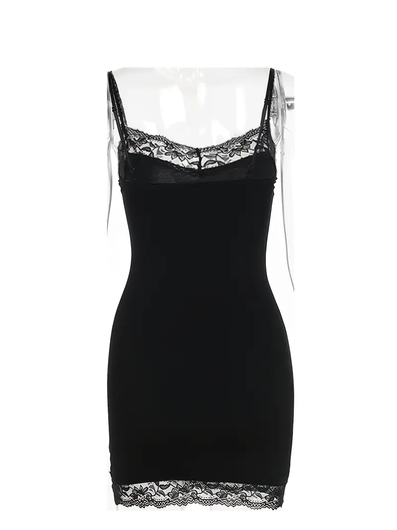goth skull print lace trim bodycon mini dresses y2k - Temu goth skull print lace trim bodycon mini dresses y2k - Temu