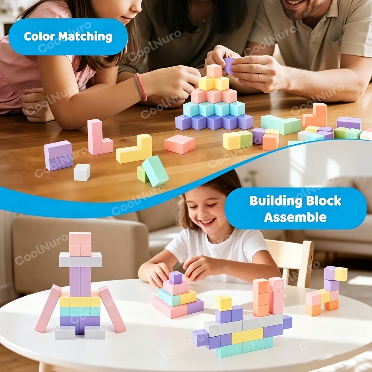 45pcs Magnetic Building Toy Set for Creative Play
