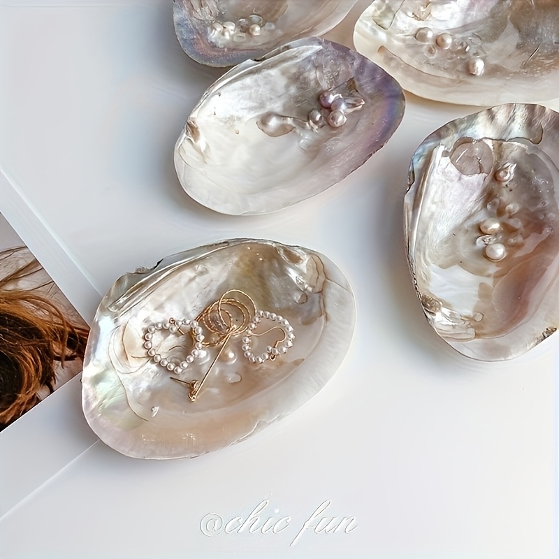 Image of Pearl Tray, Decoration Ornaments, Cosmetics Aromatherapy Storage Tray, Photo Background Props, Enhance Desktop . (non-food Contact)