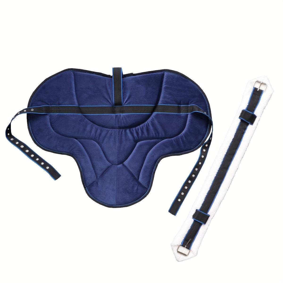 1 Set Down-proofed And Sheepskin Padding Belly Fixing Strap With And Sweat Absorption With Anti-slip And Wear-resistant Features Padding