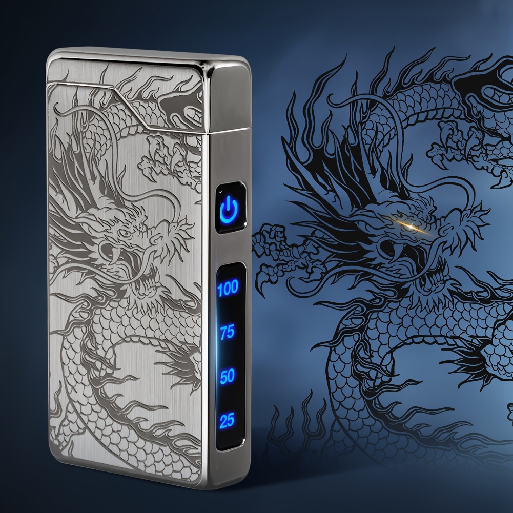 TEMU Electric Arc Plasma Lighter Usb Rechargeable Lighter Windproof Lighter