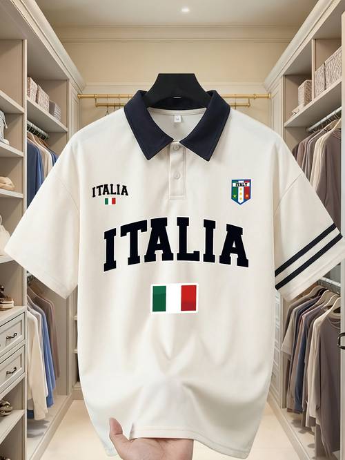 de hombre 2025 nueva colección verano estampado italiana transpirable casual deportes estilo 2025 y transpirable